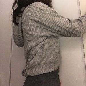 Gray hoodie